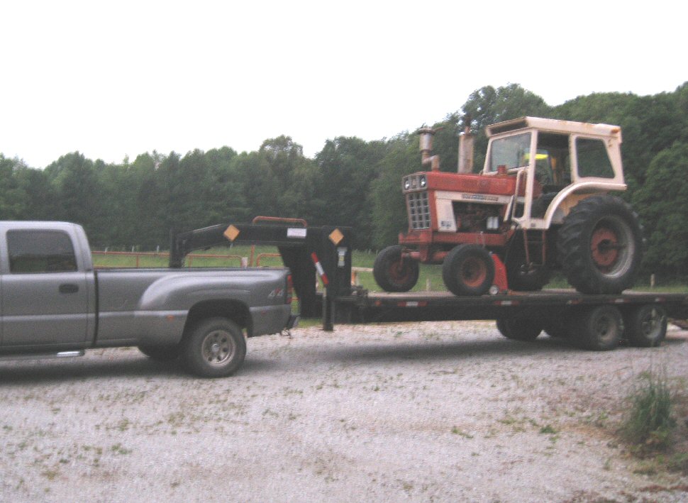 How to properly tie down a tractor for hauling? General Chat Red Power Magazine Community