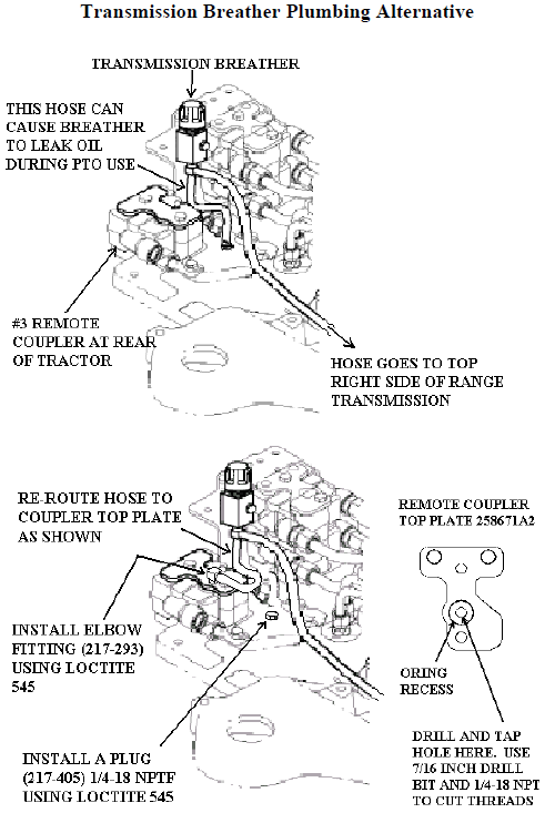 Hydraulic leak on MX240 Technical IH Talk Red Power Magazine Community