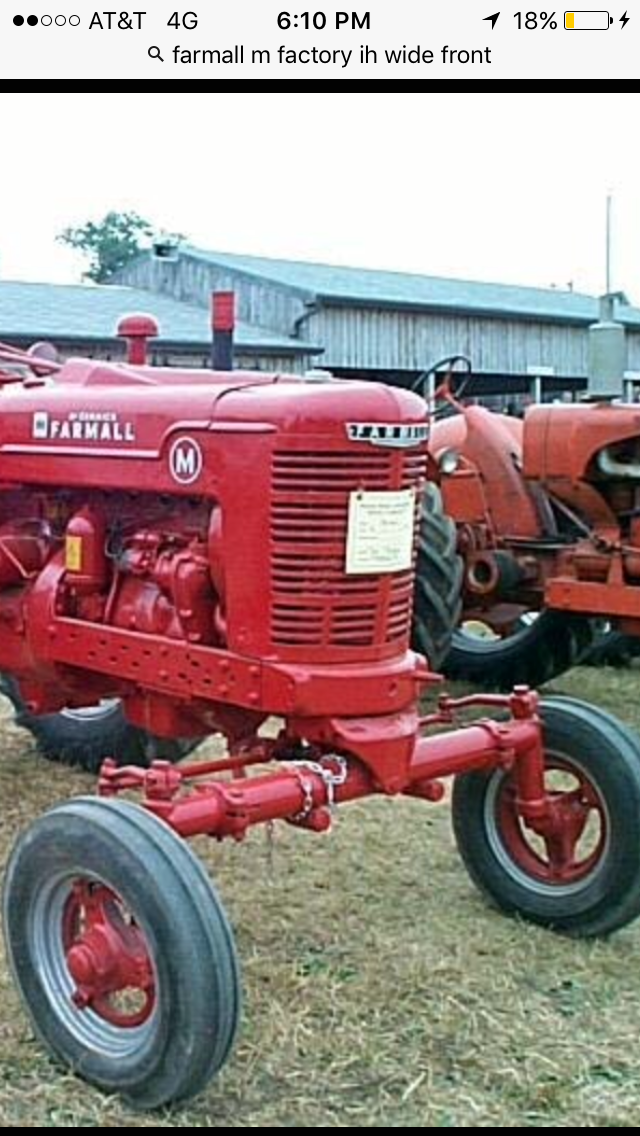 Farmall M Factory Wide Front End - Technical IH Talk - Red Power