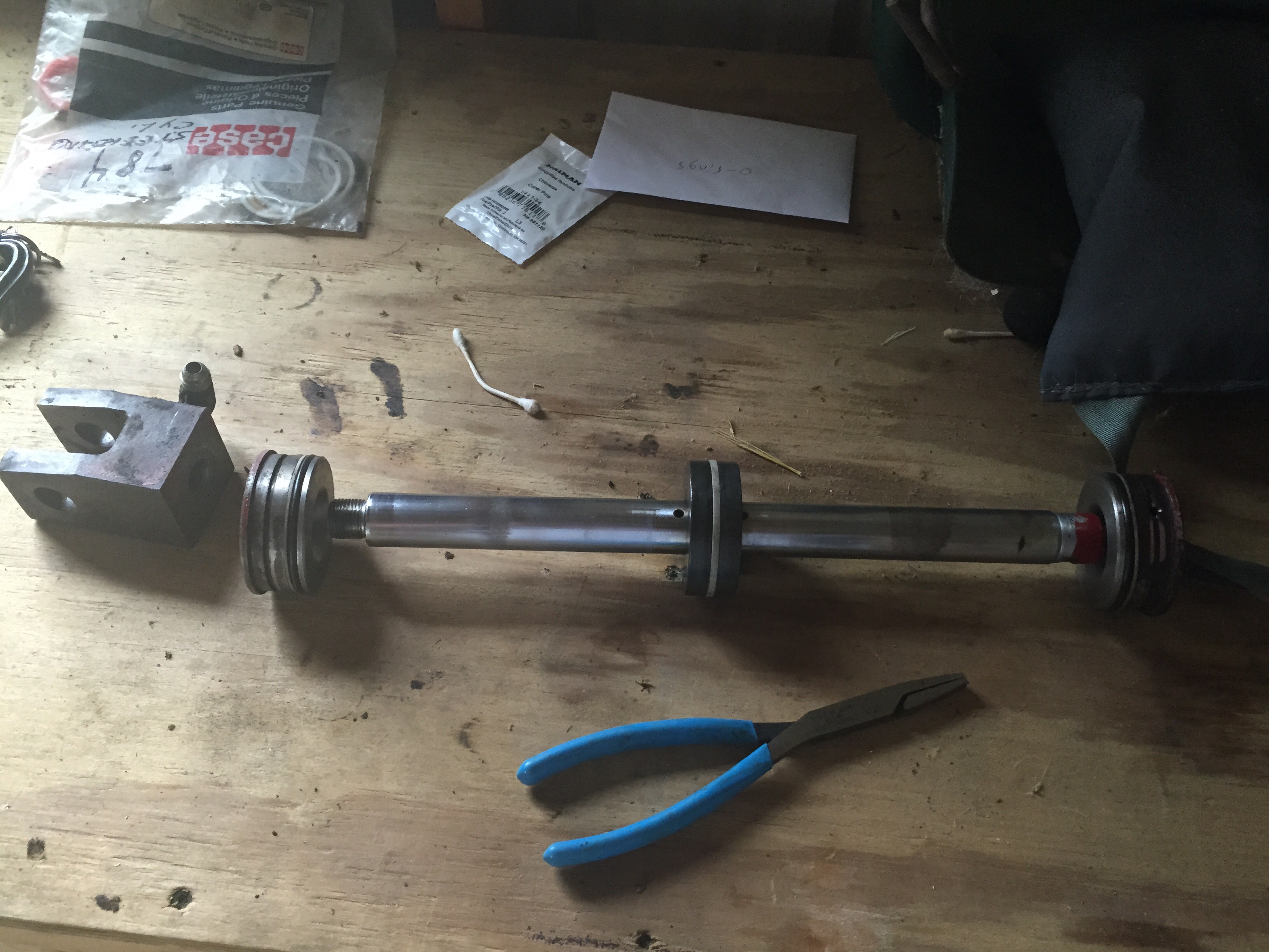 International 784 power steering cylinder Technical IH Talk Red Power Magazine Community