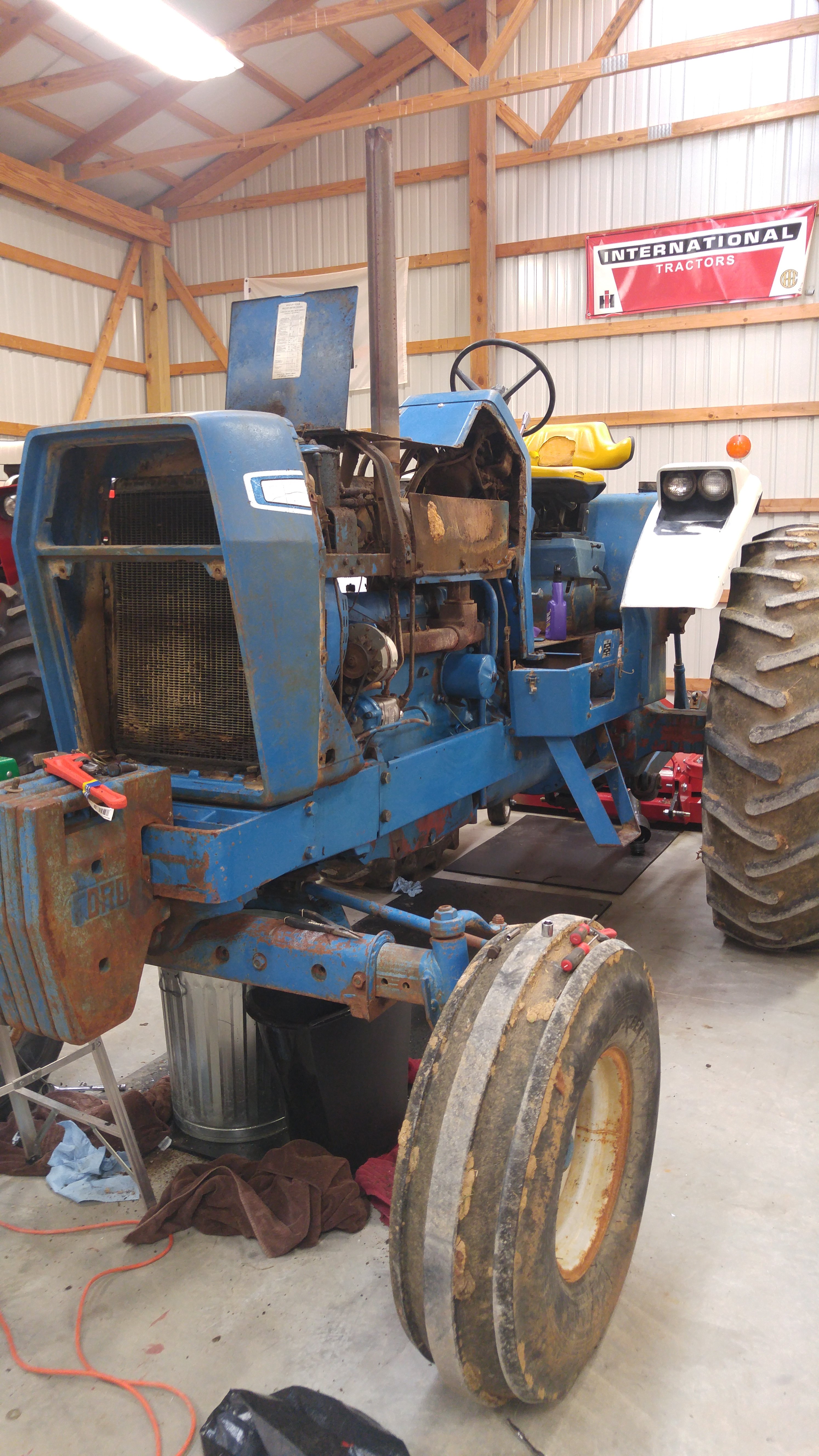 Dad S Blue Tractor Coffee Shop Red Power Magazine Community ford tractor restoration parts on Dad S Blue Tractor Coffee Shop Red Power Magazine Community