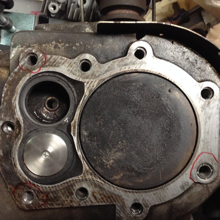 Tecumseh 8hp HM 80 Head Bolts Projects, Builds, & Restorations Red