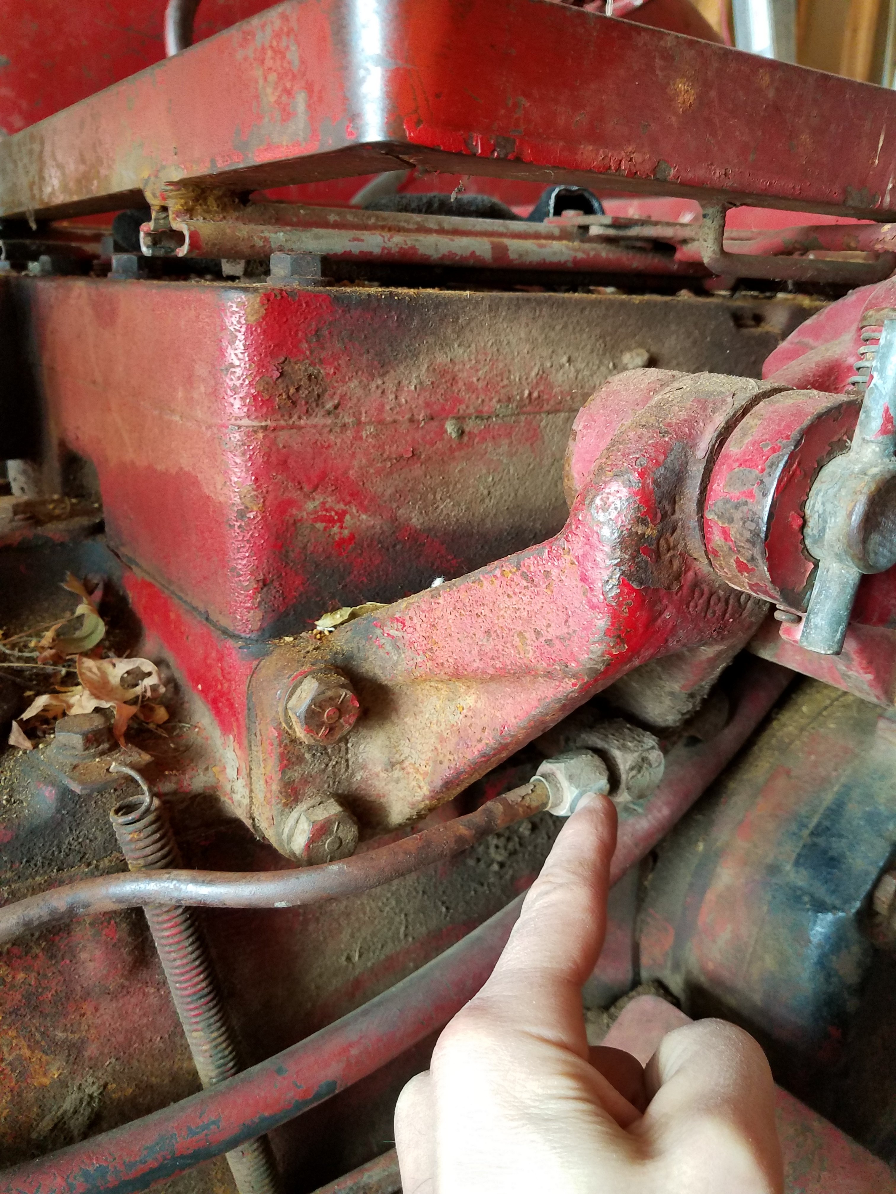 Hydraulic drain plug location help needed Technical IH Talk Red