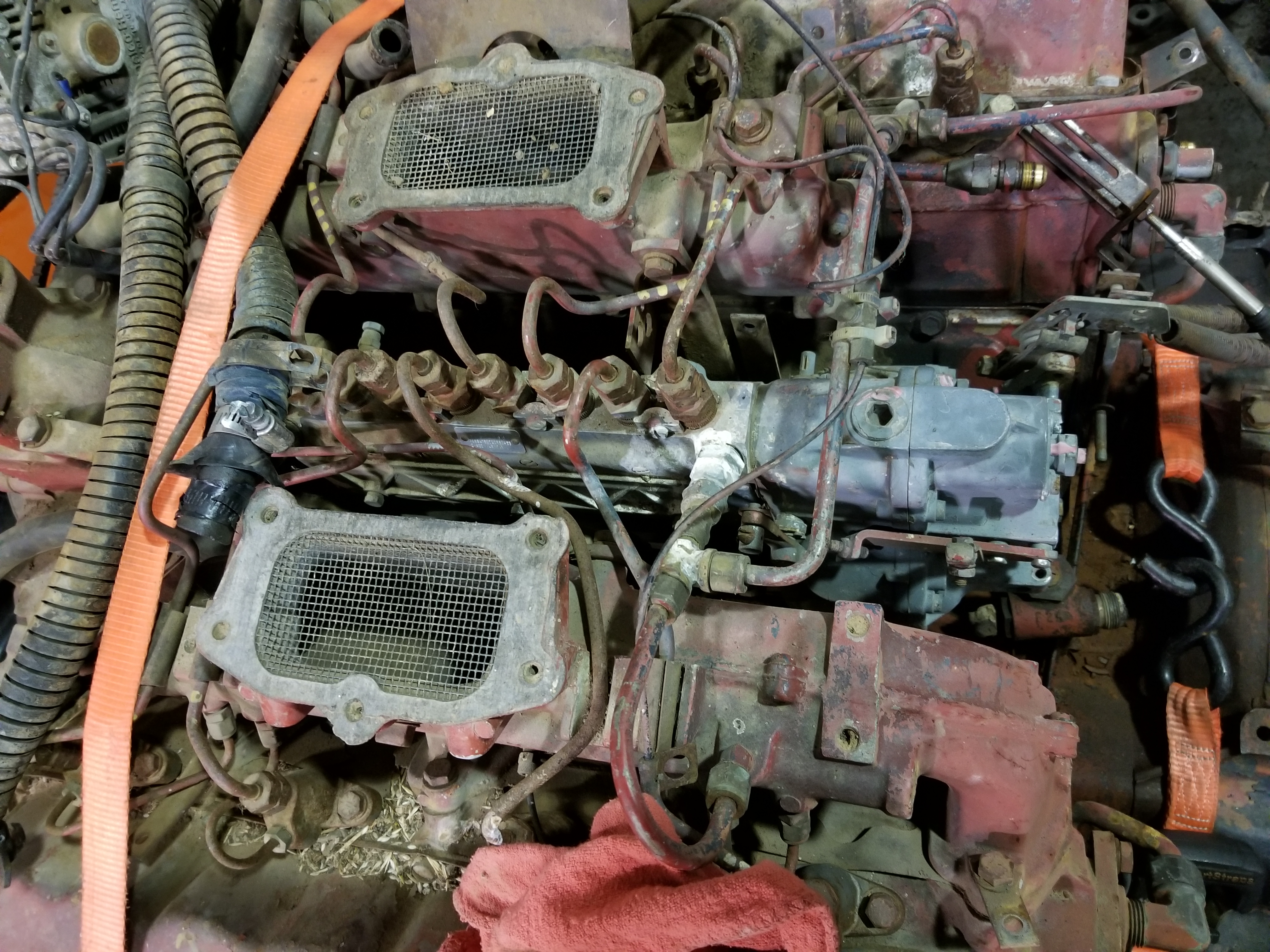 '77 Cargostar 1850B engine, trans, parts IH Trucks Red Power