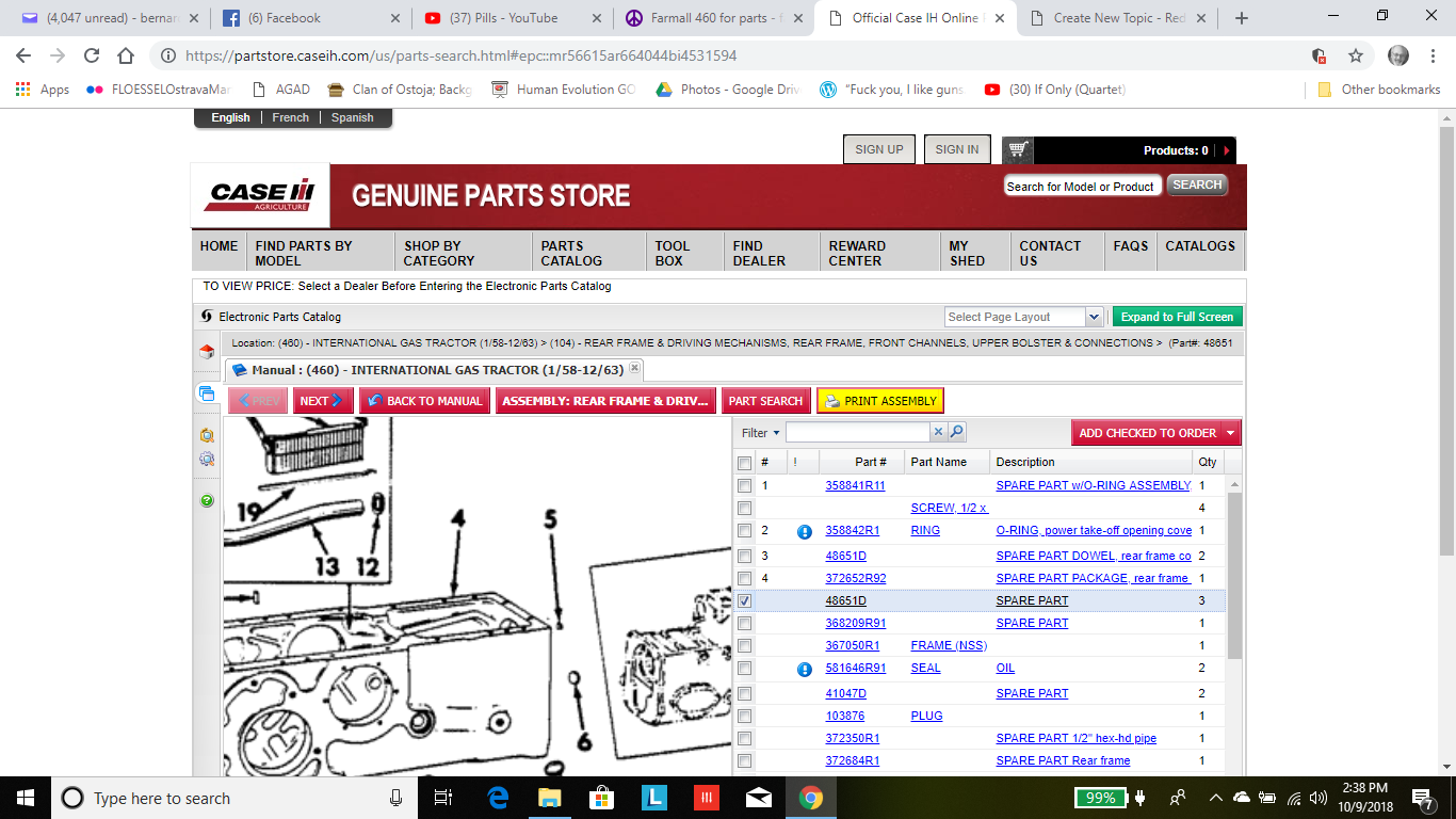 Do Farmall 340 and IH 460 have same rear end? - Technical IH Talk - Red