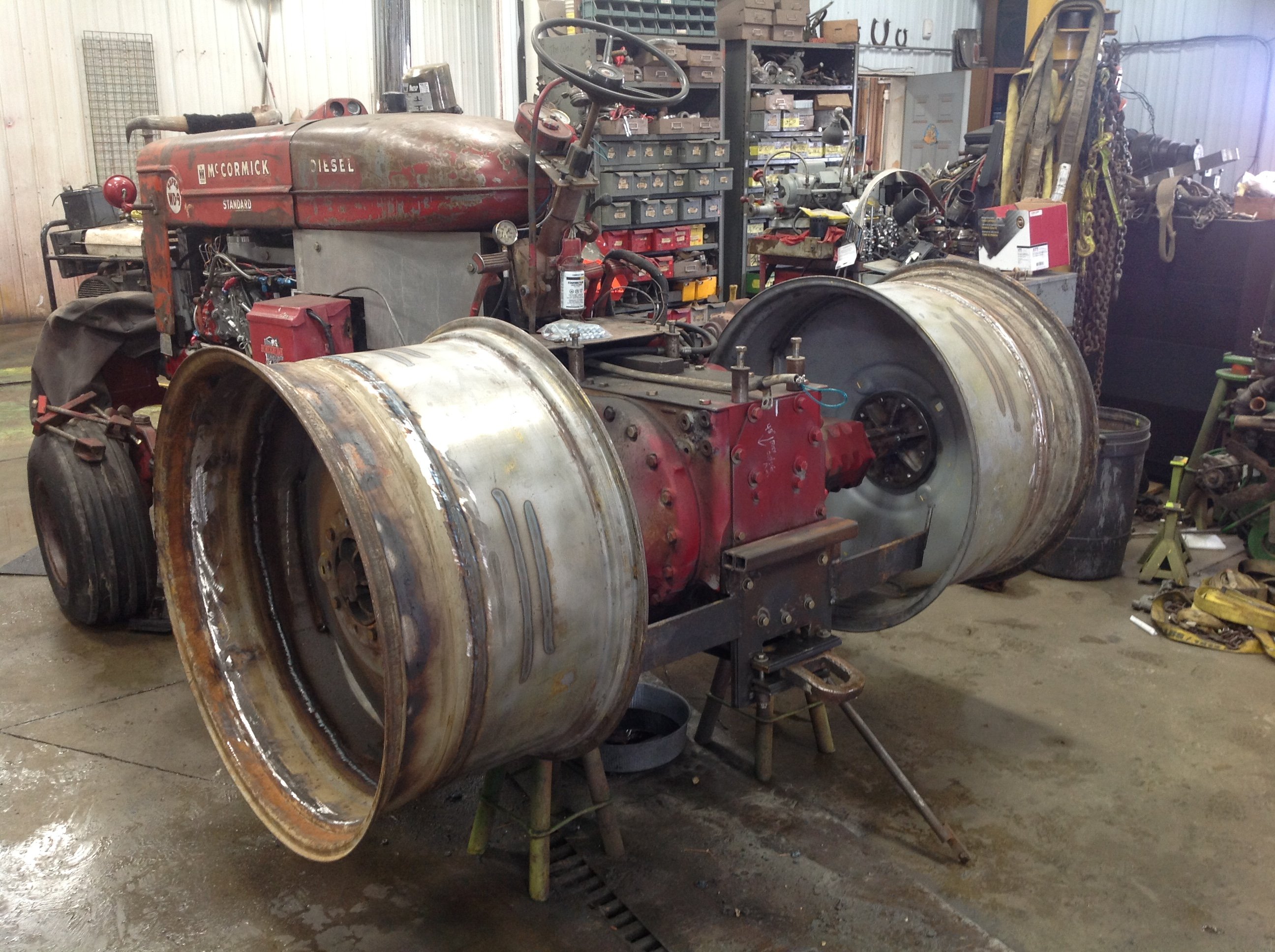 New Rims for my pulling tractor General Chat Red Power Magazine