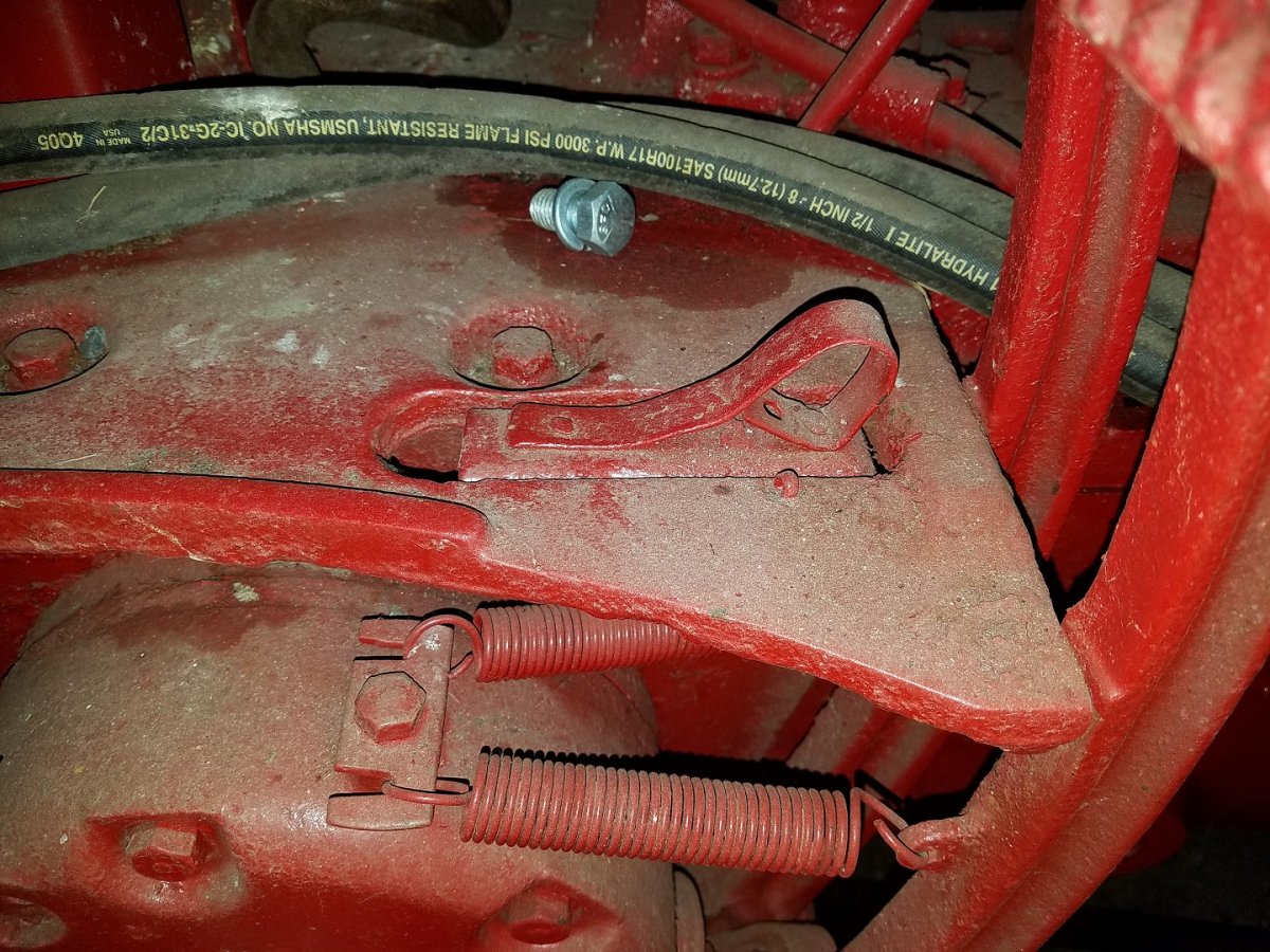 Farmall H brake pedal assist Ideas ?? Technical IH Talk Red Power