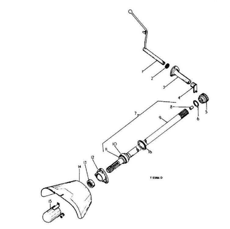 dropped pto collar in 444 how do I get to it? Technical IH Talk