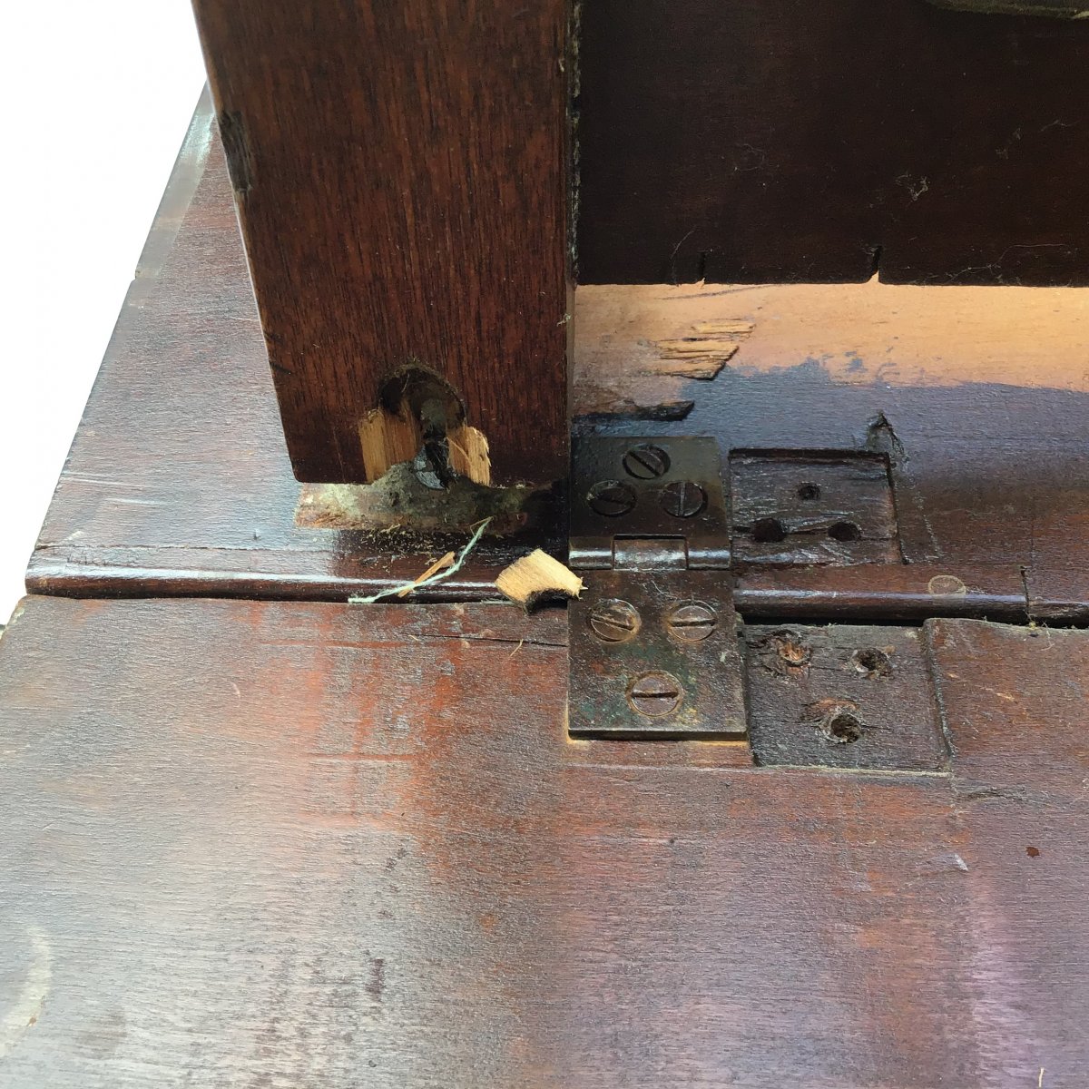 Split in table top ,ideas how to repair it General Chat Red Power