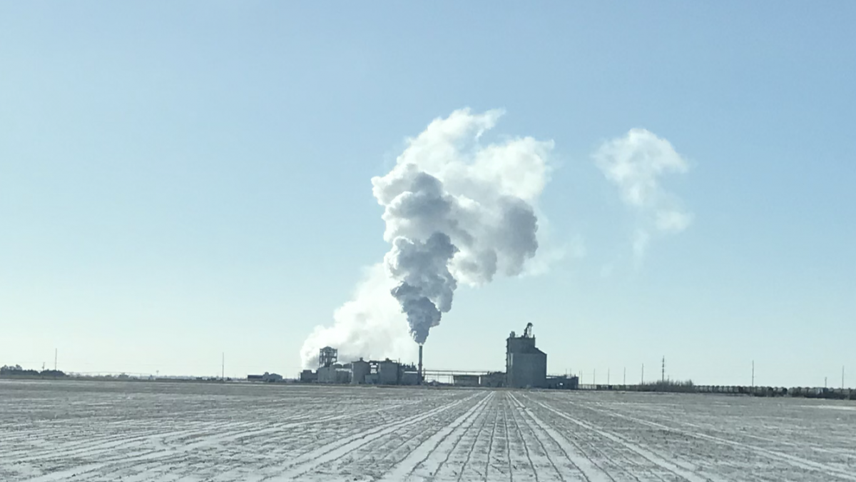 Fairmont Nebraska Ethanol plant this AM General Chat Red Power