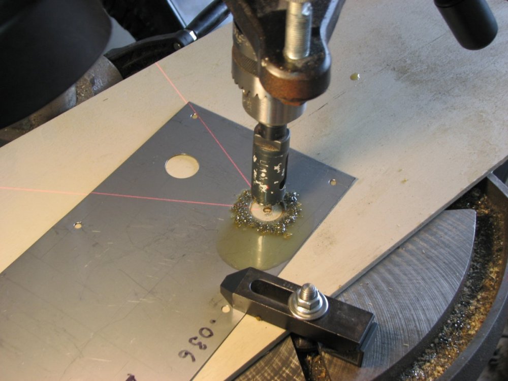 Using a holesaw on 304 SS .036 Sheet General Chat Red Power