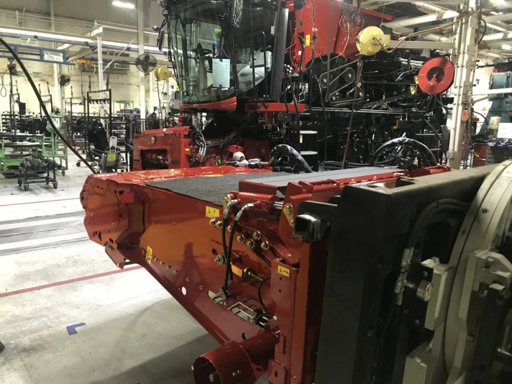 Case IH Combine factory tour , Grand Island Nebraska. General Chat Red Power Magazine Community