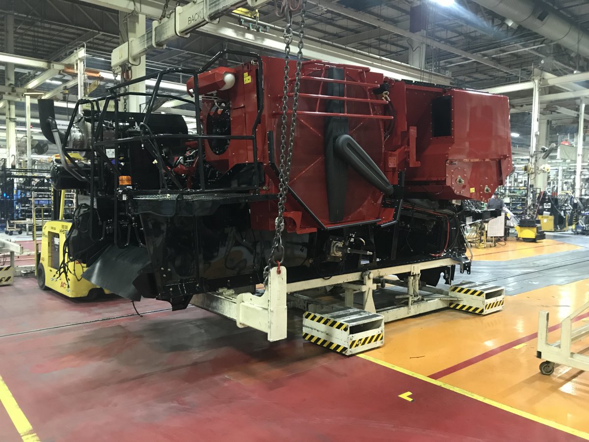 Case IH Combine factory tour , Grand Island Nebraska. General Chat Red Power Magazine Community