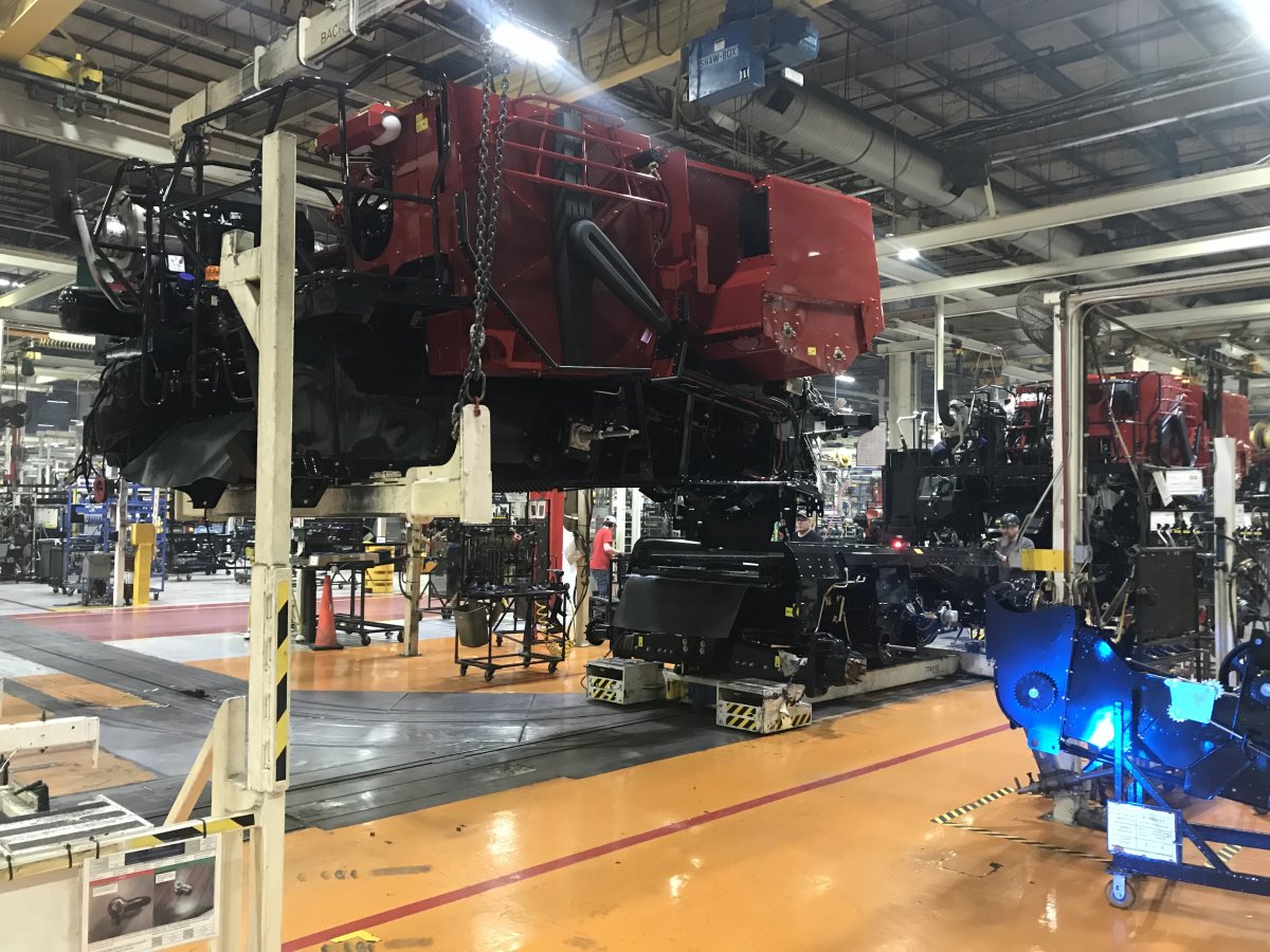 Case IH Combine factory tour , Grand Island Nebraska. General Chat Red Power Magazine Community