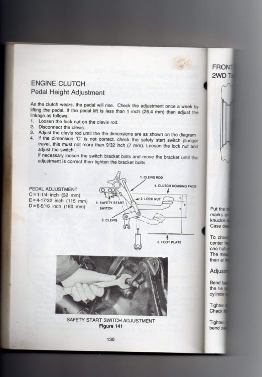 674 clutch adjustment instructions Technical IH Talk Red Power Magazine Community