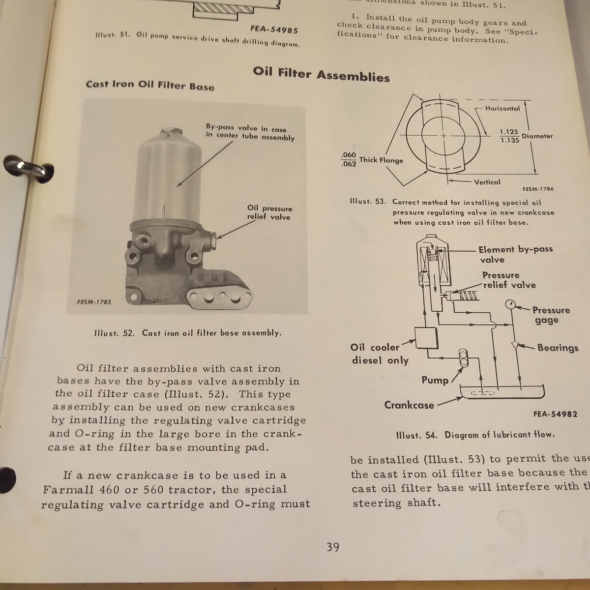 Farmall 460 high oil pressure Technical IH Talk Red Power Magazine