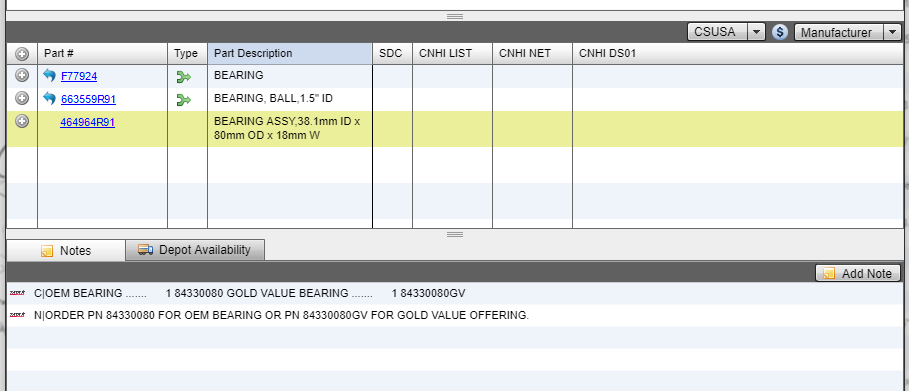 Cih 8309 conditioner bearing number? - General Chat - Red Power ...
