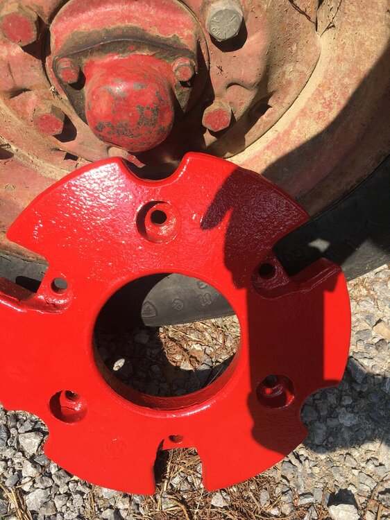 Front wheel weights Technical IH Talk Red Power Magazine Community