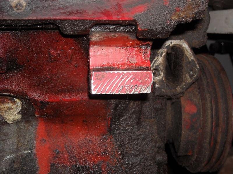 How to tell engine size by serial number? 1964 C1100 IH Trucks Red