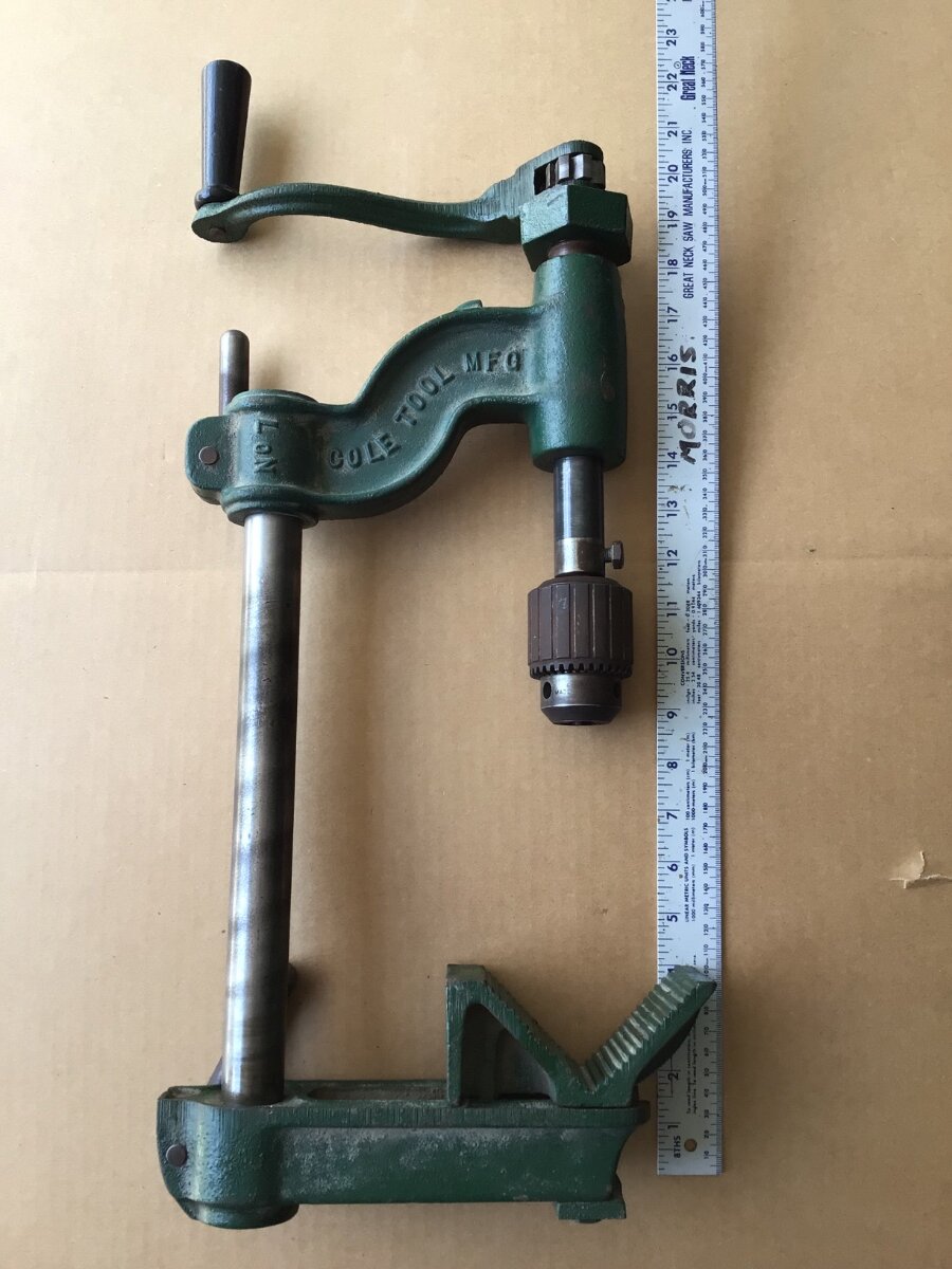 Cole Tool 7 ratchet drill press General Chat Red Power Magazine