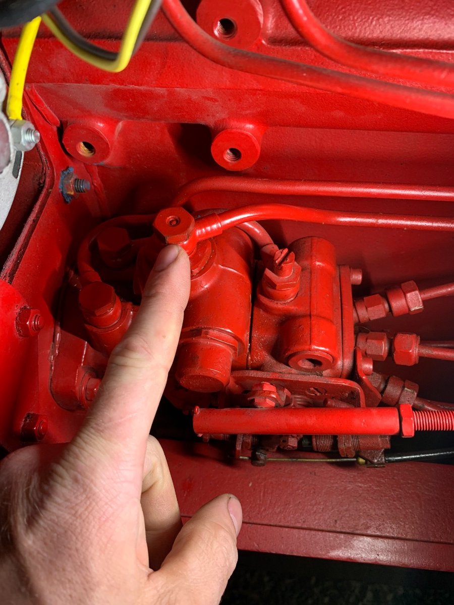 706 D310 fuel pump return valve Technical IH Talk Red Power Magazine Community