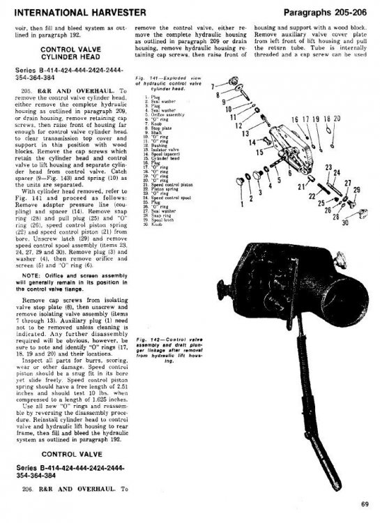 424 lift arms not working right Page 2 Technical IH Talk Red