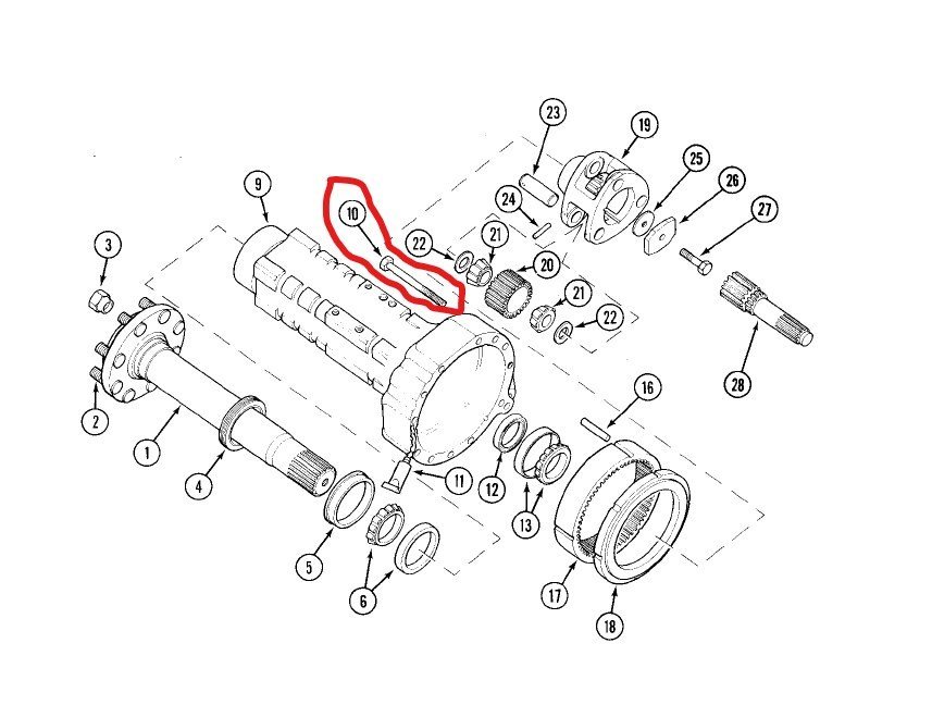 Replacing a rear axle seal on a 454 Technical IH Talk Red Power