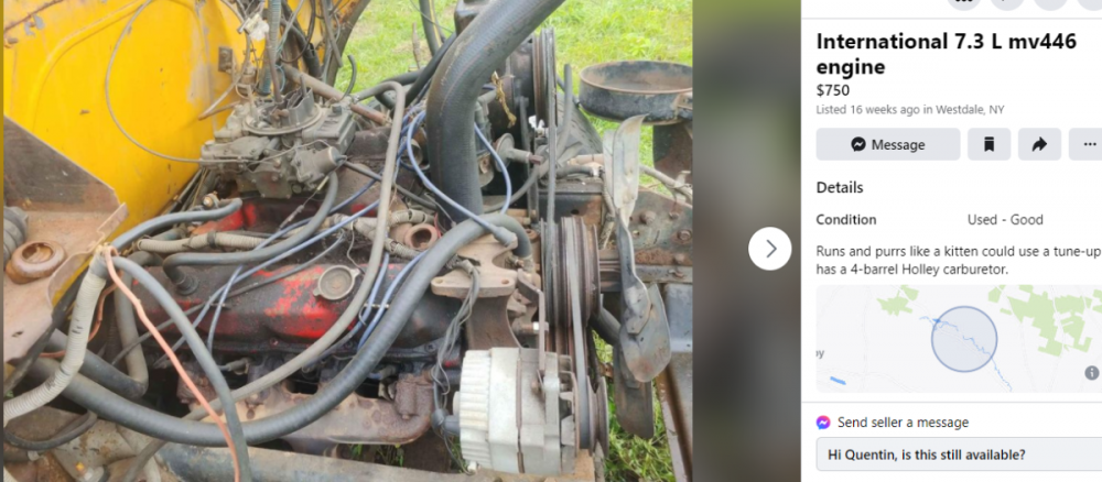 Help identify this engine, in 1975 Loadstar 1800 - IH Trucks - Red ...