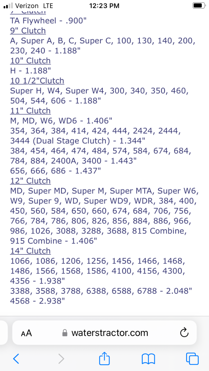 Flywheel resurfacing specs Technical IH Talk Red Power Magazine