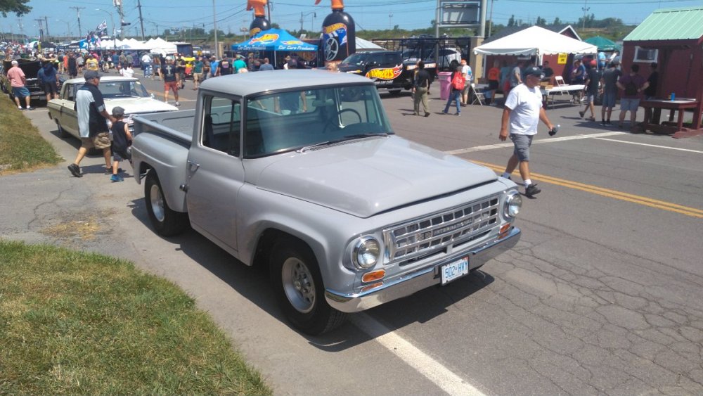 A Few Corn Binders from Syracuse Nationals IH Trucks Red Power