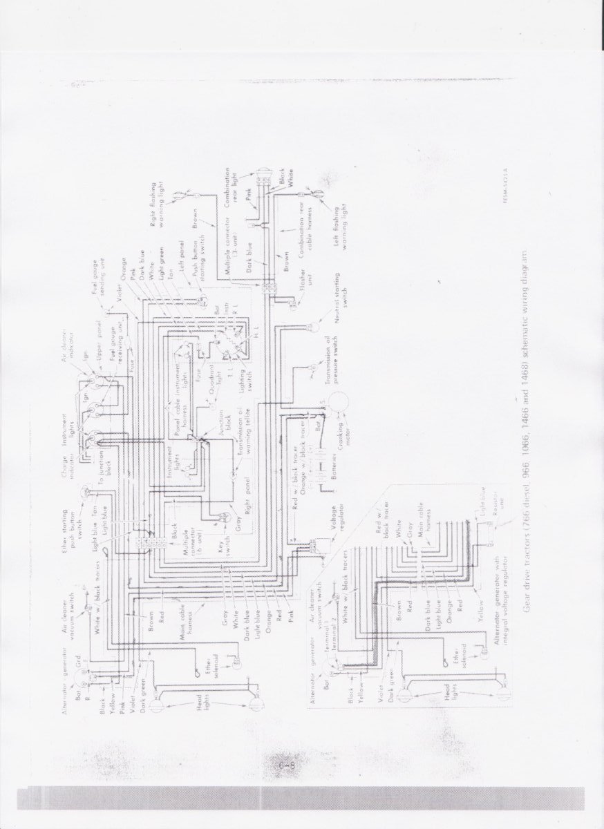 IH 1066 fender wiring Technical IH Talk Red Power Magazine Community