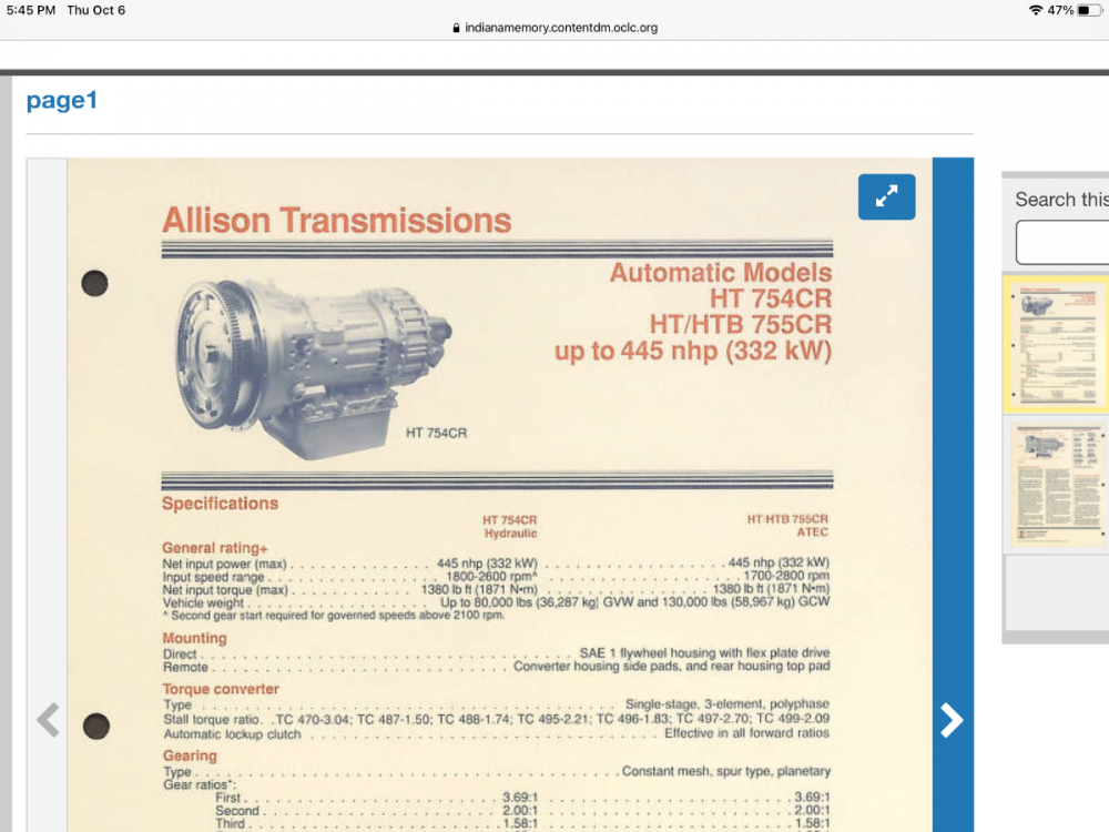 thinking about chnaging transmission on a 4386 - Technical IH Talk ...