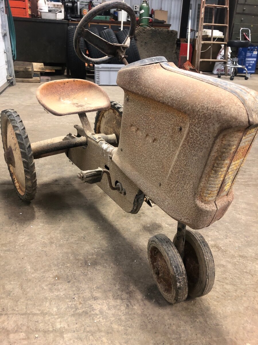 Trac Pedal Sears Pedal Tractor Vintage 1950's Murray Trac Ton Kids