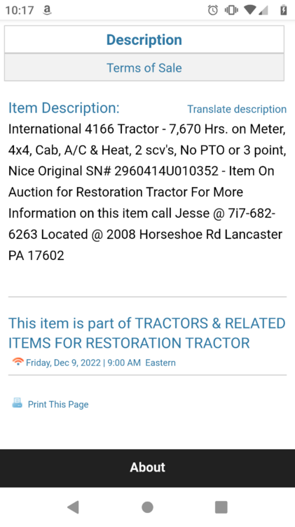 IH 4166 Serial Numbers - General Chat - Red Power Magazine Community