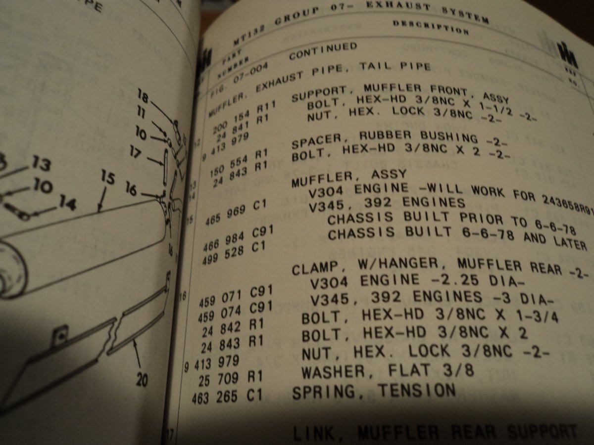 1973 Loadstar 1600 parts - Technical IH Talk - Red Power Magazine Community