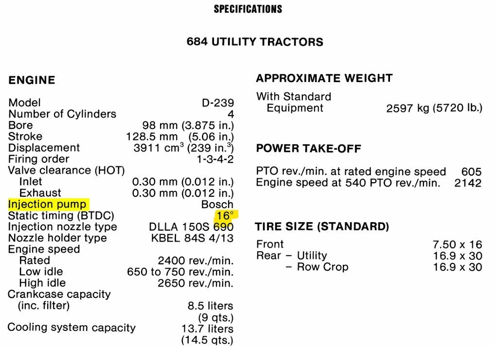 IH 684 leaking diesel from the injection pump - Technical IH Talk - Red ...