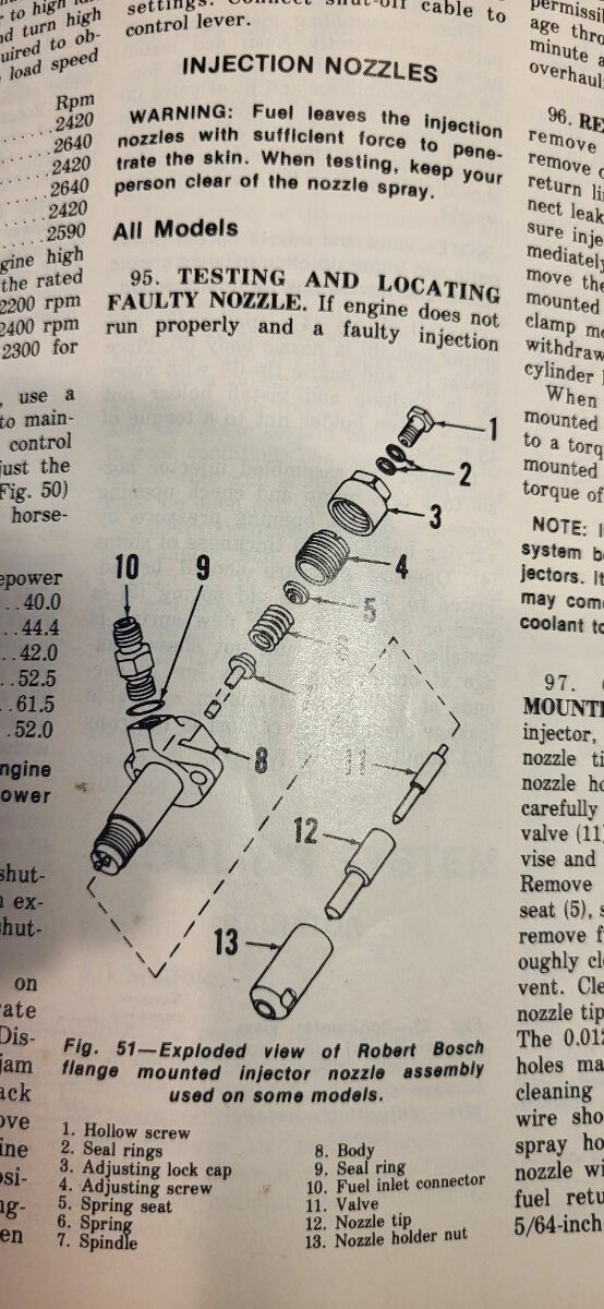D239 Injectors IH 674 D239 Injector to sleeve seal - Technical IH Talk - Red Power ...