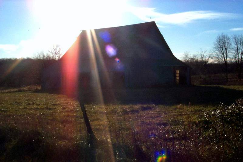 PicturesHuge Old Round Barn In Kansas General Chat Red Power